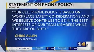 Debate over FedEx phone policy