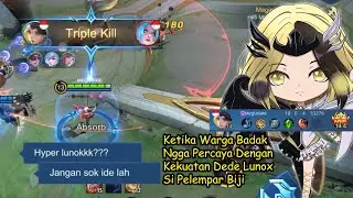hyper lunox emang gaboleh? digendong mah diem aja, warga epical glory emang beda canda ko :) - MLBB