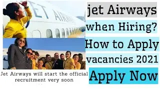 Jet Airways new jobs? ||2021||AVIATION LOVER