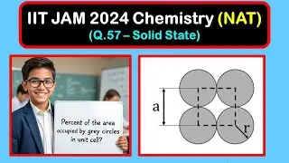 Расчет процентной доли, химия твердого состояния | Химия для IIT JAM 2024
