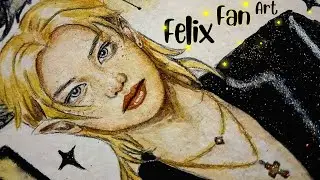 Felix stray kids✨ Dragon Glow Fanart | Magic You Can&rsquo;t Miss! 🌙🐉