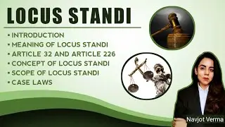 Locus Standi | Scope | Article 32 & 226 | Concept of Locus Standi | LLM | Law notes