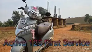 Activa 125 First Service || Rohit Auto || JK_Vlogs19||