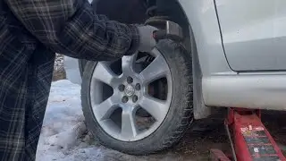 First fix on the Matrix #toyota #flattire  #beater