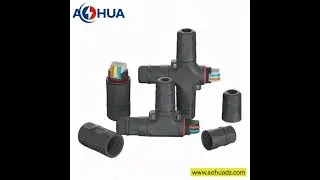 customize waterproof cable solution in different types. #connector #waterproof