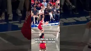 Caitlin Clark Goes OFF With Boyfriend Connor McCaffery Courtside #caitlinclark #basketball #wnba