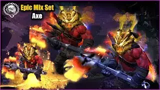 Dota 2 Axe Epic Best Mix Set Golden Crucible of Rile + Axe of Phractos