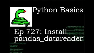 Python Basics Tutorial Install Pandas Datareader and Stock Data Recap