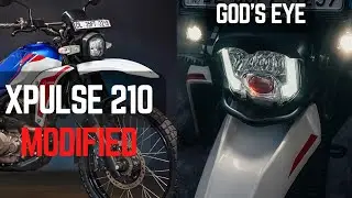 Hero Xpulse 210 video | xpulse 210 modified for touring | xpulse 210 exhaust modified #xpulse210