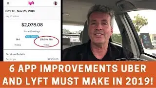 6 улучшений приложений, которые Uber и Lyft должны реализовать в 2019 году!