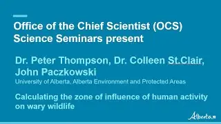 Calculating the zone of influence of human activity on wary wildlife | OCS Science Seminar