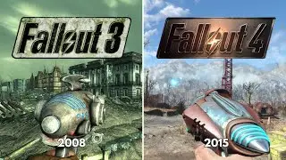 Fallout 3 vs Fallout 4 All Ranged Weapons Comparison