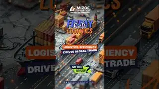Logistics Efficiency Drives Global Trade #mizoclogistics #globallogistics