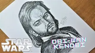 Star Wars is #ObiWanKenobi in Detail portrait with Ballpoint!