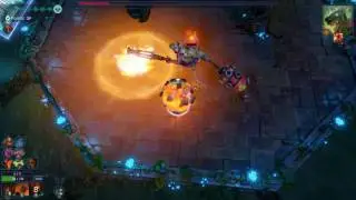 Forced showdown montage