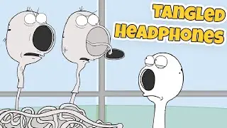 AirPod Meets Tangled Headphones