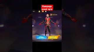 Legendary Rampage Event Spin 🤯 #shorts #freefire