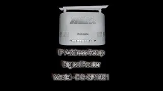 How to configure Digisol DG-GR1321 Router