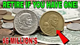 These $1 Coins Could Be Worth $100,000+ Rare Susan B. Anthony, Sacagawea & Native American Dollars!
