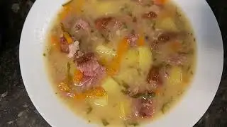 🥰НАИВКУСНЕЙШИЙ ГОРОХОВЫЙ СУП С КОПЧЕНЫМИ РЁБРЫШКАМИ. РЕЦЕПТТ В ОПИСАНИИ.