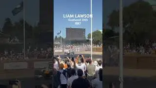 Liam Lawson Does AMAZING Donuts in the Red Bull Racing RB7 at Goodwood FOS 2025
