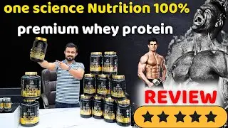 One Science Nutrition 100%Premium whey protein Review | how to gain muscle size | Size gaining|