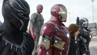 Team Iron Man Vs Team Captain Airport  Fight Scene   Captain America Civil War Part 13 Hindi