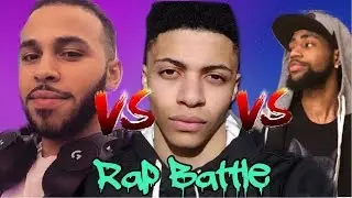 TSM Squad Spitting Sus Bars Ft. Hamlinz, Daequan, Myth || Freestyle Rap Battle Compilation #1