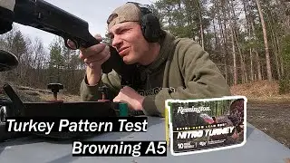 Browning A5 Turkey Pattern Test -  Is NITRO TURKEY Good?