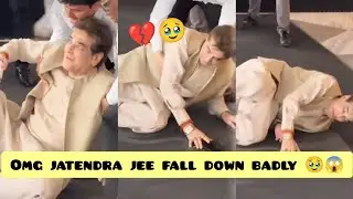 Omg jatendra jee Fall down badly at zarine khan prayer met 🥹😱