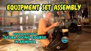 SCUBA DIVING EQUIPMENT SET ASSEMBLY