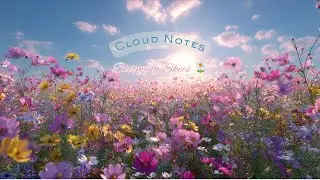 Relaxing Ukulele in a Flower Field | Peaceful Music from a Sunny Garden View