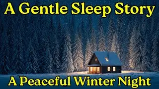 You Will Fall Asleep Fast &bull; Peaceful Winter Night Guided Sleep Story (Snow Falling)