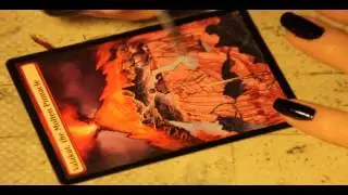 MTG Altered Art - Valakut, the Molten Pinnacle.