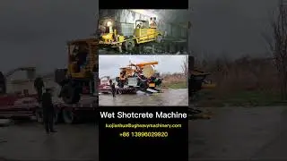 Wet shotcrete machine #tunnel