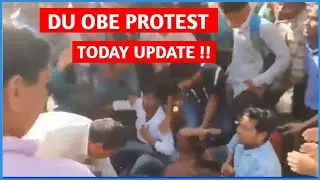 Du OBE Exam Protest Update 2022 | Delhi University OBE Exam Protest 2022..... @SOLDEFENCE