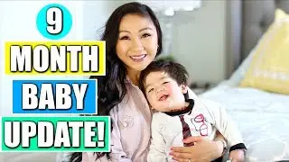 JACOB'S 9 MONTH BABY UPDATE| Crawling,  Traveling, Teething