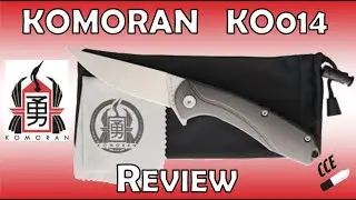 My First KOMORAN Review - Model KO014 (titanium folder)