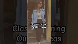 Classic Spring Fashion #fashionshorts #shorts