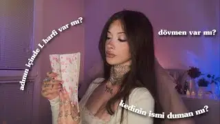 [t&uuml;rk&ccedil;e asmr] sorularıma evet dersen uyuyabilirsin ✨
