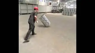 Precision in Motion: Watch This Craftsman Roll Drums! 🥁💪