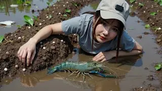 T&aacute;t Mương Bắt T&ocirc;m Miền T&acirc;y: Kiều Thơ Gặp Sự Cố Bất Ngờ Tại Ao Nh&agrave;