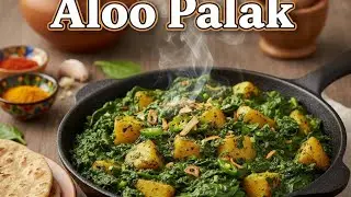 Perfect Aloo Palak In 15 Minutes.🌿🍅☝️ Palak Paneer Khana Bhul Jayenge 😊💚