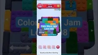 Color Block Jam - Level 408 #colorblockjam #games #colorblocks #gaming #solution