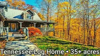 Tennessee Farmhouse For Sale | 35+ acres | Tennessee Log Homes For Sale | Tennessee Land For Sale