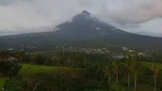 Aerial view from Quituinan Ranch, Camalig, Albay