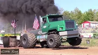 The Green Ghost Semi Truck Pulling Compilation