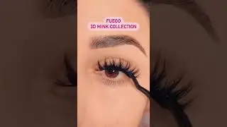 IN LOVE with this 3D MINK LASH 😍💖 #shorts #lashes