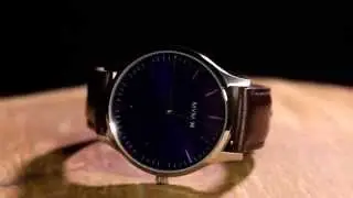 The MVMT 40 Series - Blue/Brown Leather