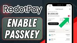 Как включить Passkey в RedotPay (безопасный вход без пароля)